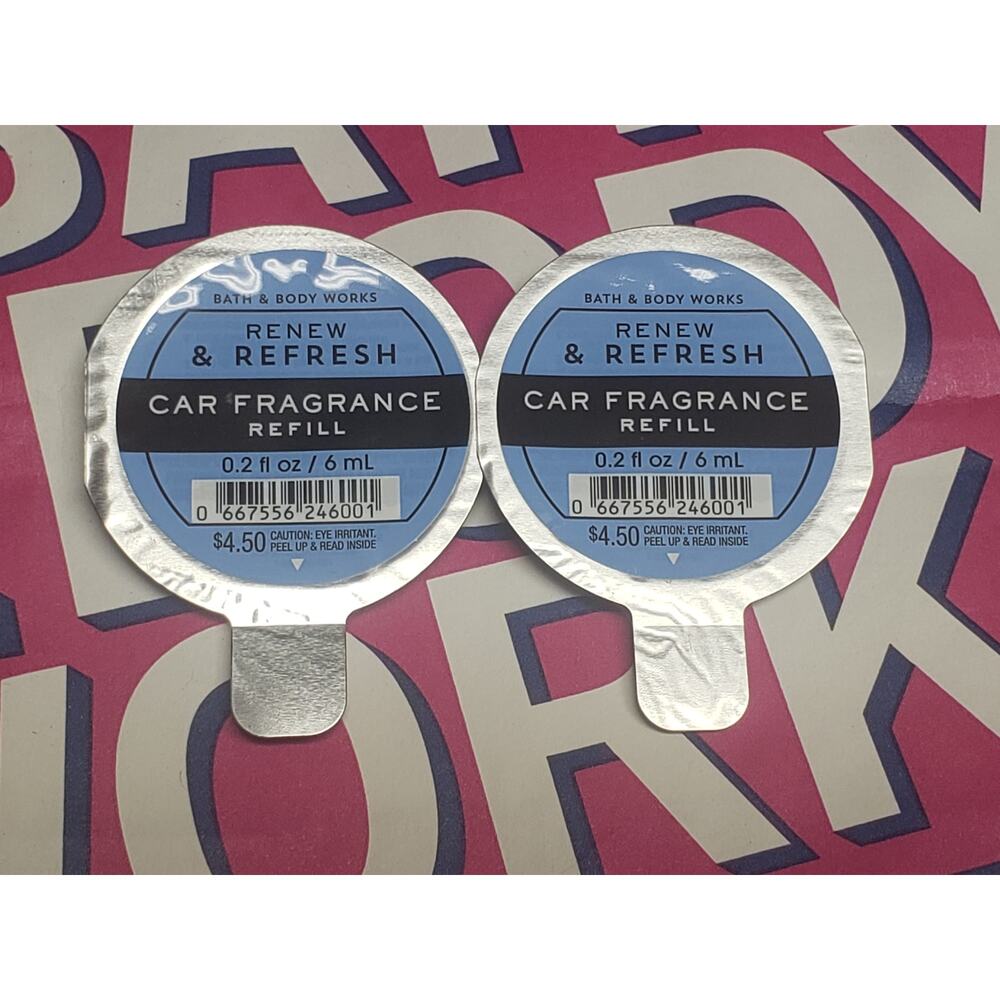 BBW Renew & Refresh Car Fragrance Refill • Set of 2